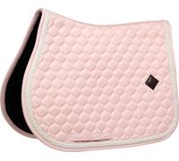 Kentucky Horsewear Saddle Pad Plaited Cord Jumping - Light rose