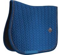 Kentucky Horsewear Saddle Pad "Velvet Pearls" Jumping - Navy