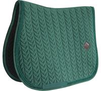 Kentucky Horsewear Saddle Pad "Velvet Pearls" Jumping - Pine green