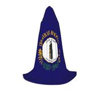 Kentucky State Flag stampa Elegante mantello con cappuccio con un fascino incantevole per donne, cosplay e feste a tema