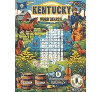 Kentucky Word Search: Large Print Easy-to-Read print about U.S. States, Landmarks, History and more: 8.5×11in, 143 pages, 60+ Puzzles - Gift for Vacations, Holidays, Free Time