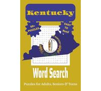Kentucky Word Search Puzzle Book: Word Searches with Easy to Read Print about Kentucky, Cities, Attractions and More | 6x9 inches, 110 pages, 50+ ... for Vacations, Holidays, and Leisure