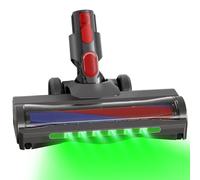 KENVOR Spazzola Compatibile con Dyson Aspirapolvere V7, V8, V10, V11, V15, Spazzola Morbida di Ricambio e 6 LED Verde per Pavimenti