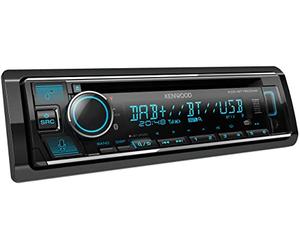 Kenwood Autoradio Bluetooth KDC-BT760DAB con DAB+, Ingresso USB/AUX Frontale, con Frontalino Estraibile, Compatibile con Alexa, Controllo da App, Compatibilità con Comandi a Volante, Multicolore