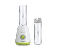 Kenwood Frullatore SMP060WG Smoothie-to-go con Due borracce da 0,6L in Dotazione, 2 Velocità e Pulse, Lame in Acciaio Removibili, Impugnatura Ergonomica, Piedini Antiscivolo, Bianco/Verde
