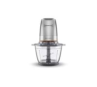 Tritatutto Easy Chop+ con Ciotola di Vetro CHP62.400SI Potenza 500 Watt Capacit 0.6 Litri 4 Lame 2 Velkocit Colore Silver