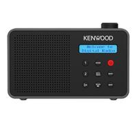 KENWOOD CR-M25DAB Radiosveglia DAB+/FM con ASA, Bluetooth 5.3, Dual Alarm, Sleep Timer, batteria Li-ion, 30 preset, jack 3,5 mm - Nero