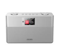 KENWOOD CR-ST100S-S Stereo Smart Radio Internet, DAB+, Wi-Fi, Argento | BT, FM, 2 x 10 W RMS, Bass Reflex, USB, Line-in/-out, sveglia, timer di sonno, display a colori, telecomando