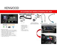 Kenwood DMX6523DABS per Fiat Pandina serie dal 2024 Touch Screen