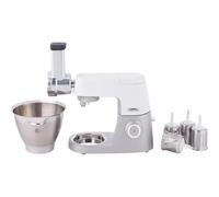 Kenwood KAX643ME Accessorio TagliaVerdure per Impastatrice Planetaria dotato di 5 Rulli Monotaglio in metallo, Affetta e Grattugia direttamente nella ciotola con movimento lento e rotatorio