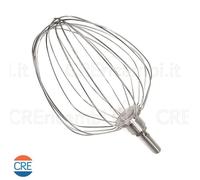 KENWOOD Frusta 9 Fili Acciaio con CircClip Planetaria Chef XL Major Cooking Chef