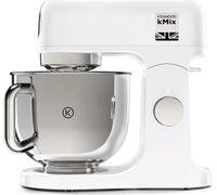 Kenwood Impastatrice Planetaria Capacità Ciotola 5 Litri Potenza 1000 Watt 6 Velocità Funzione Pluse colore Bianco - KMX750AAW Serie kMix