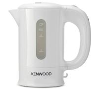 Kenwood JKP250 Bollitore elettrico da viaggio, spegnimento automatico, capacità 0,5L, base removibile, piedini antiscivolo, avvolgicavo, in dotazione 2 cucchiaini e 2 tazze, bianco