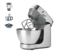 Kenwood KHC29.J0SI Impastatrice Planetaria Prospero+, 1000 W, Ciotola 4,3L, Frullatore in vetro 1,2L, Robot con lame/dischi in acciaio da 1,4L e Spremiagrumi, 3 utensili, Silver