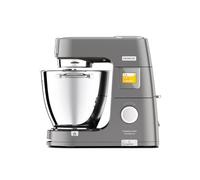 Kenwood KWL90.004.SI Titanium Chef Patissier XL Impastatrice Planetaria, 4 Ganci e Fruste per Impastare, Montare e Miscelare, 2 Ciotola da 5L e 7L, Paraschizzi