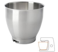 Kenwood Mixing Bowl, Stainless Steel Bowl Chef Elite Food Processor Accessories 6,7 Liter Silver