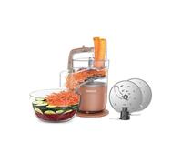 Kenwood MultiPro Compact - Robot da Cucina Multifunzione con Express Serve, Lama in Acciaio Inox, Dischi Affetta e Grattugia, Funzione Pulse, Rosso Argilla (FDP23.140RD)