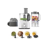Kenwood Robot da Cucina Impastatrice Potenza 1000 Watt 2 Velocità + Pulse - FDP65.450WH Multipro Express