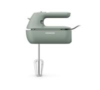 Kenwood QuickMix Go Sbattitore Elettrico Portatile con Custodia Integrata, Fruste e Ganci per impastare in Acciaio Inox, 5 Velocità, 30% realizzato con Plastica Riciclata, 350W, Verde (HMP40.000GR)