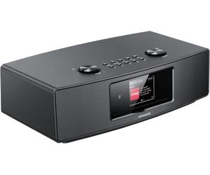 KENWOOD, Radio DAB WiFi CR-ST700SCD, Radio Digitale con DAB+ e Accesso Internet via WiFi, Ampio Display a Colori da 7,1 cm, Orologio con Funzione Radiosveglia Digitale, Lettore CD e Porta USB, Black