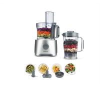 Kenwood FDP302SI MultiPro Compact Robot da Cucina Potenza 800 W Capacita 2.1 Litri Argento