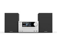 KENWOOD, Sistema Micro HiFi Stereo M-725DAB-S, con Ricevitore Radio DAB+, Lettore CD e Presa USB, Bluetooth per Audio-Streaming V5.0 (A2DP), Display a Colori 2,4", Silver