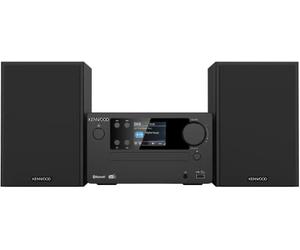 KENWOOD, Sistema Micro HiFi Stereo M-725DAB-S, con Ricevitore Radio DAB+, Lettore CD e Presa USB, Bluetooth per Audio-Streaming V5.0 (A2DP), Display a Colori 2,4", Black