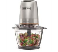Tritatutto Easy Chop+ con Ciotola di Vetro CHP62.400SI Potenza 500 Watt Capacit 0.6 Litri 4 Lame 2 Velkocit Colore Silver