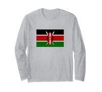Kenya Bandiera del Kenya Nairobi Africa Safari Uomini Donne Bambini Maglia a Manica