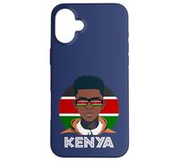 Kenya, Bandiera del Kenya, Ragazzo del Kenya, Ragazzo Africano, Adolescente Keniota Custodia per iPhone 16 Plus