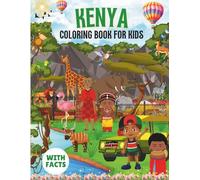 Kenya Coloring Book for kids with facts