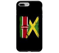 Kenya Giamaica mezza bandiera Kenya Giamaicano Heritage Custodia per iPhone 7 Plus/8 Plus
