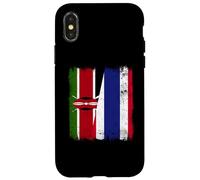 Kenya Thailandia mezza bandiera Kenya radici tailandesi Custodia per iPhone X/XS