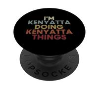Kenyatta Name Kenyatta Personalized Name First Given PopSockets PopGrip Adesivo