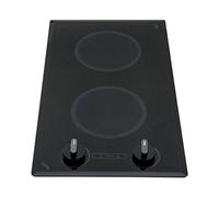 Kenyon B41515 6-1/2" Mediterraneo 2 bruciatori Trimline Cooktop con controllo analogico UL, 120 Volt, nero