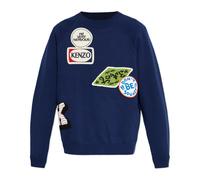 Kenzo - Badges Embroidered Jumper - - Knitwear - Uomo - Blu - S