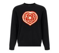 Kenzo - Boke Heart Jumper - - Knitwear - Uomo - Nero - S