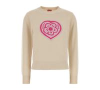 Kenzo - Boke Heart Sweater - - Knitwear - Donna - Beige - M