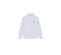 Kenzo - Camicia Oxford con Patch Floreale Boke - - Shirts - Uomo - Blu - L