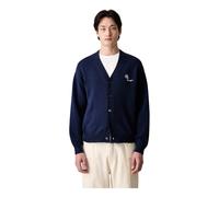 Kenzo - Cardigan Ricamato a Tulipano - - Knitwear - Uomo - Blu - L
