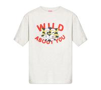 Kenzo - Cotton T-Shirt - - Tops - Uomo - Beige - L