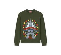 Kenzo - Felpa Varsity Disegnata - - Sweatshirts & Hoodies - Uomo - Verde - M