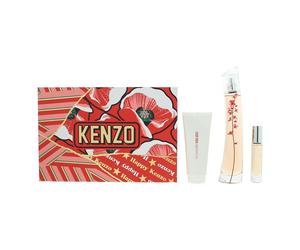 Kenzo Flower Ikebana Sakura Eau de Parfum 3 Piece Gift Set For Women