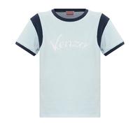 Kenzo - La T-Shirt con Logo - - Tops - Donna - Blu - M