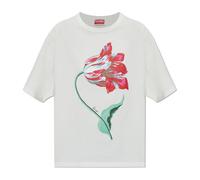 Kenzo - Logo T-Shirt - - Tops - Donna - Bianco - S