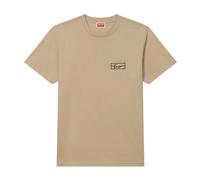 Kenzo - Magliette in Cotone con Logo a Maniche Corte - - Tops - Uomo - Beige - L