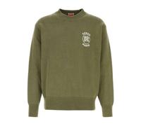 Kenzo - Paris Emblem Embroidered Jumper - - Knitwear - Uomo - Verde - M