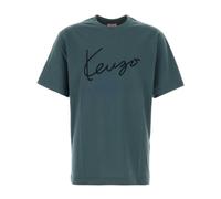 Kenzo - Signature Classic T-Shirt - - Tops - Uomo - Blu - M