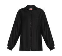 Kenzo - Signature Zipped Oversized Shirt - - Shirts - Uomo - Nero - M