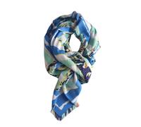 Kenzo Stola Pashmina 135x135 cm Modal Blu